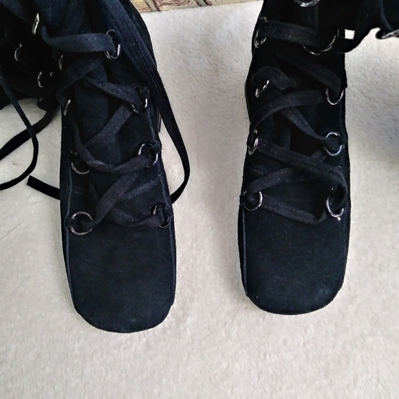 Jeffrey Campbell Francaise Suede mod go go boots - Picture 3 of 10